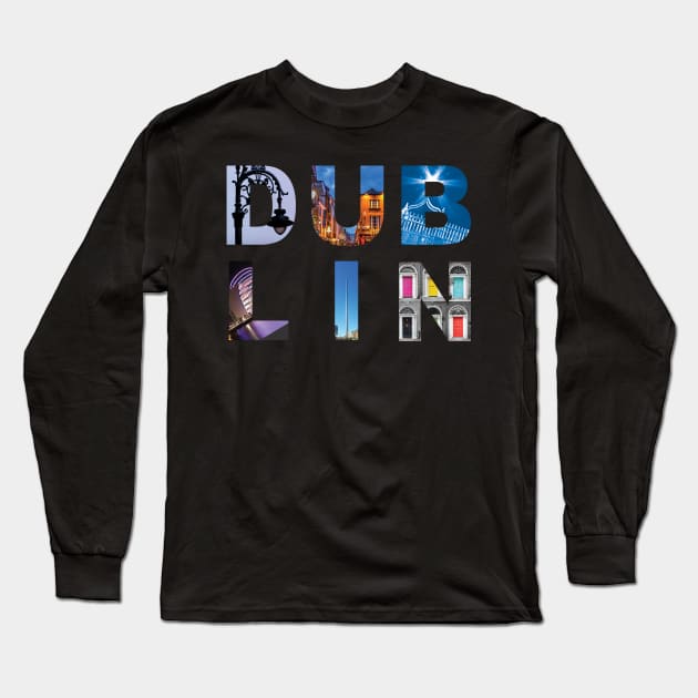 Dublin Blue Long Sleeve T-Shirt by libs